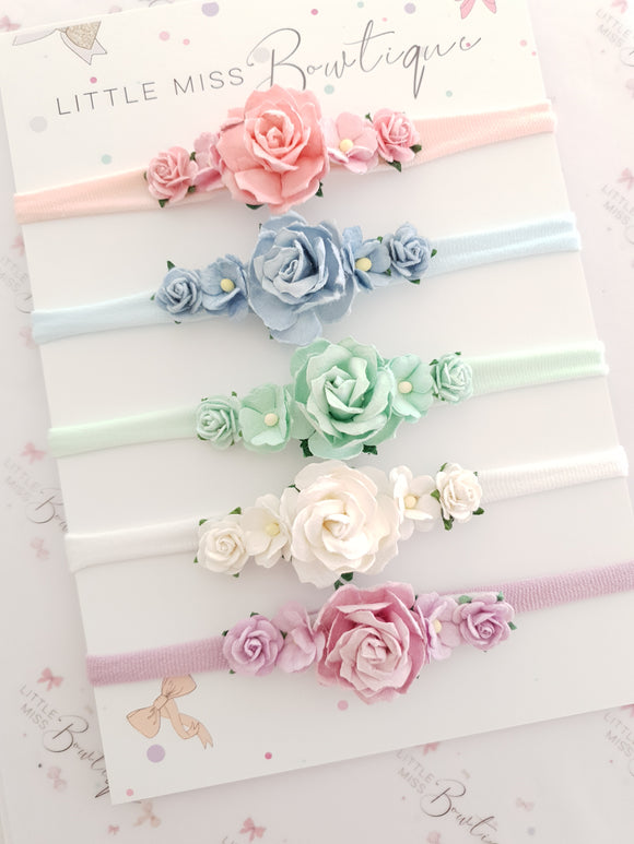 Mulberry Floral headbands