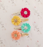 Bright Daisy Snap Clips