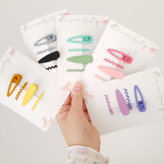 Matte fringe Clip Sets