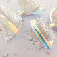 Blue and Iridescent Sparkle Bows (2 Colours)