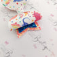 Rainbow Dinosaur Bows