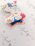 Rainbow Dinosaur Bows