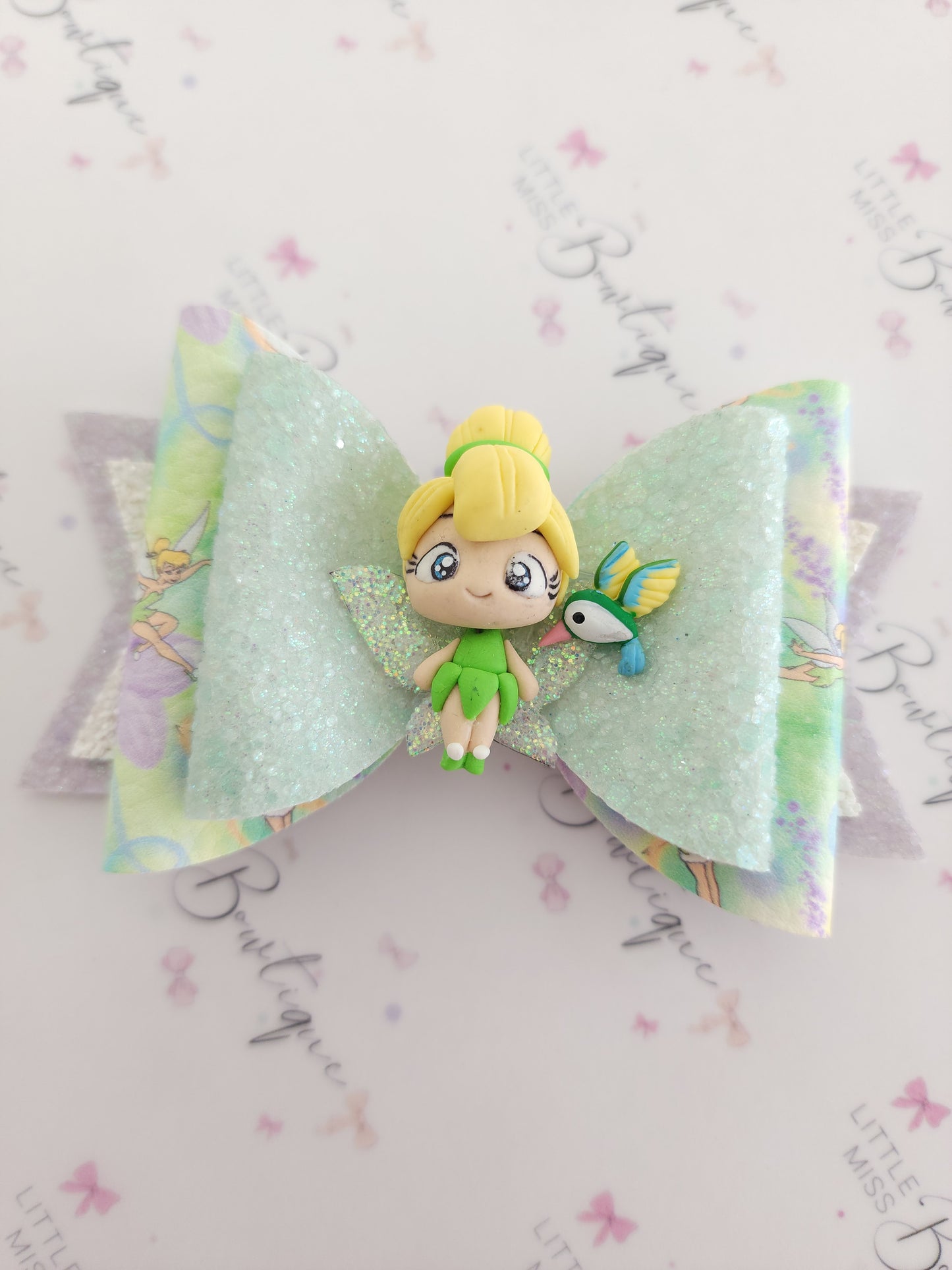Tinkerbell Hair Bow