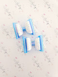 Blue and Iridescent Sparkle Bows (2 Colours)