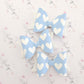 Pastel Hearts Leatherette Bow