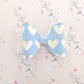 Pastel Hearts Leatherette Bow