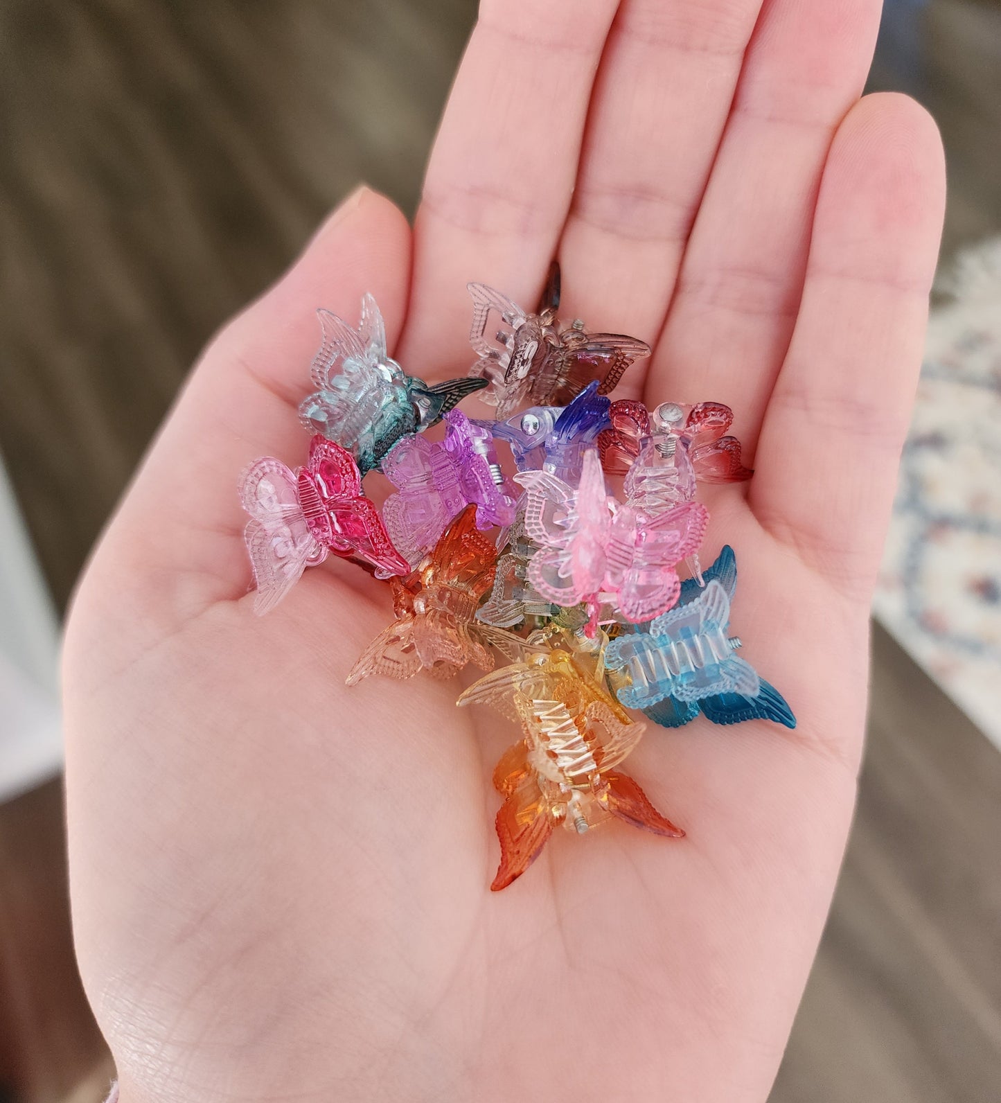 Mixed Butterfly Claw Clips
