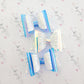 Blue and Iridescent Sparkle Bows (2 Colours)