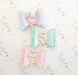 Sleeping Beauty Unicorn bows (3 styles)
