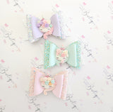 Sleeping Beauty Unicorn bows (3 styles)