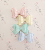 Pastel Gelato Glitter Bows
