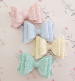 Pastel Gelato Glitter Bows