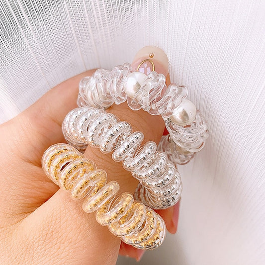 Spiral Coil Hair Ties - 3 pack