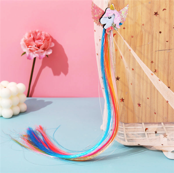 Colourful Hair Clip Extensions (5 Styles)