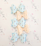 Checkered Bluey/Bingo Bows