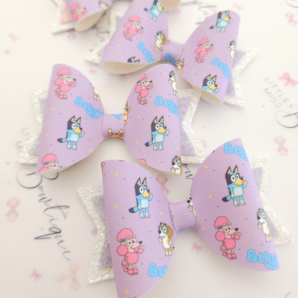 Bluey & Friends Purple Bows