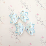 Checkered Bluey/Bingo Bows