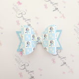 Checkered Bluey/Bingo Bows