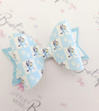Checkered Bluey/Bingo Bows