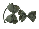 School Headband and Bow Sets (9 COLOURS)