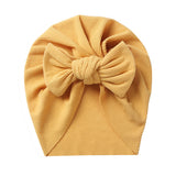 Ribbed Bow Baby Turban