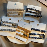 Rhinestone Hair Fringe Clips