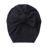 Ribbed Bow Baby Turban