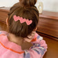Three hearts Intertwined  hairclip - 2 colours