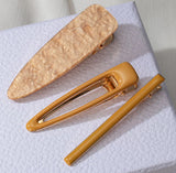 Mustard Fringe Clip Set