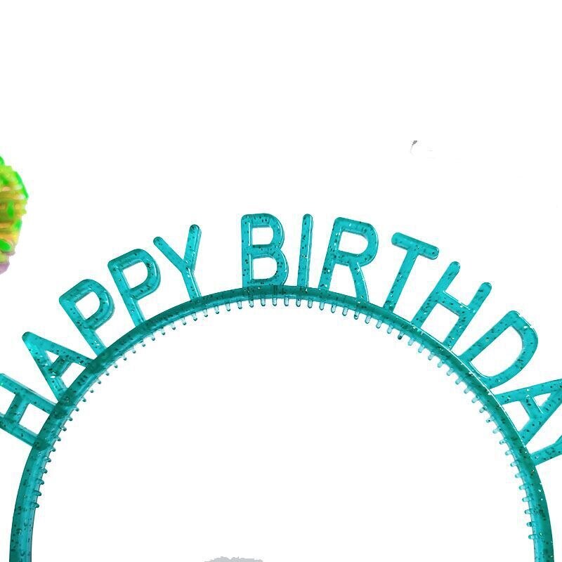 Glitter Perplex Birthday Headbands (7 Colours)
