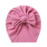Ribbed Bow Baby Turban