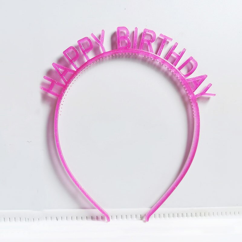 Glitter Perplex Birthday Headbands (7 Colours)