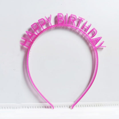 Glitter Perplex Birthday Headbands (7 Colours)