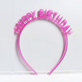 Glitter Perplex Birthday Headbands (7 Colours)