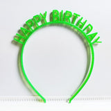 Glitter Perplex Birthday Headbands (7 Colours)