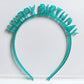 Glitter Perplex Birthday Headbands (7 Colours)