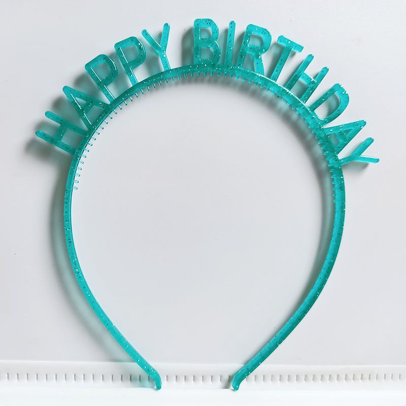 Glitter Perplex Birthday Headbands (7 Colours)