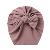 Ribbed Bow Baby Turban