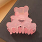Teddy Bear Claw Clips (8 Colours)