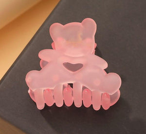 Teddy Bear Claw Clips (8 Colours)