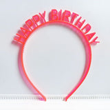 Glitter Perplex Birthday Headbands (7 Colours)