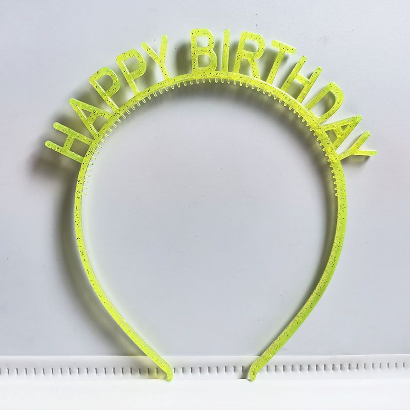 Glitter Perplex Birthday Headbands (7 Colours)