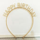 Glitter Perplex Birthday Headbands (7 Colours)