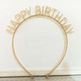 Glitter Perplex Birthday Headbands (7 Colours)