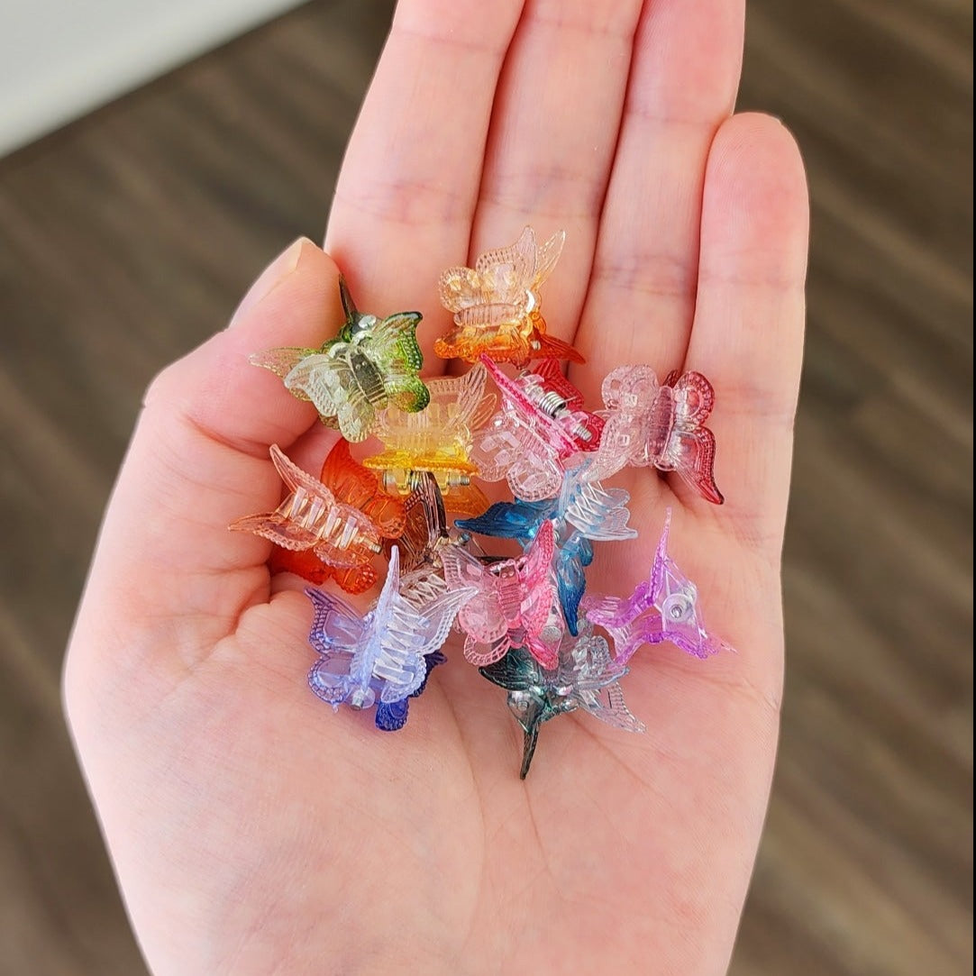 Mixed Butterfly Claw Clips