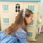 Baby Blue Floral Comb