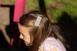 glitter hair clips, glitter fringe clips, Fringe clips, kids fringe clips, hair clips, sparkle hair clips, hair clips Australia