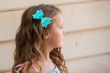 Mint Merino Wool Felt Bow