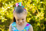 Rainbow Glitter Bow