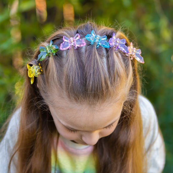 Acrylic Butterfly hair clips